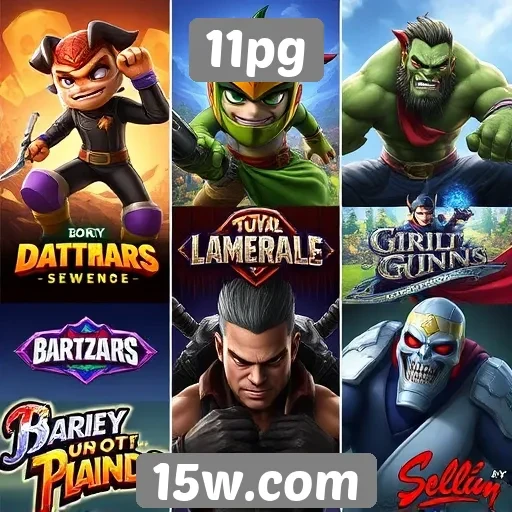 Comparativo entre jogos populares disponíveis no 11pg